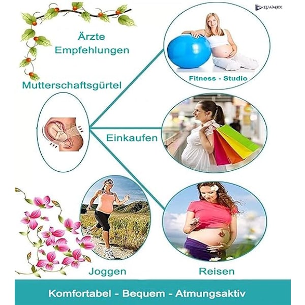 Maternity Belt Graviditetsstöd - Justerbart stöd för graviditet