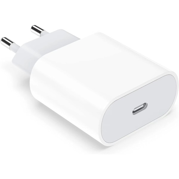 20W USB C Adapter Fast Socket Strømlader for iPhone 14/14 Pro/