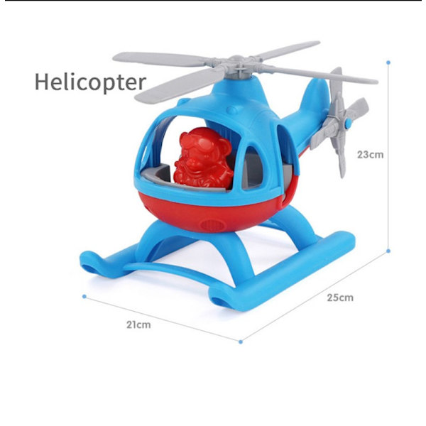 Modell av propellerflygplan (helikopterstil)