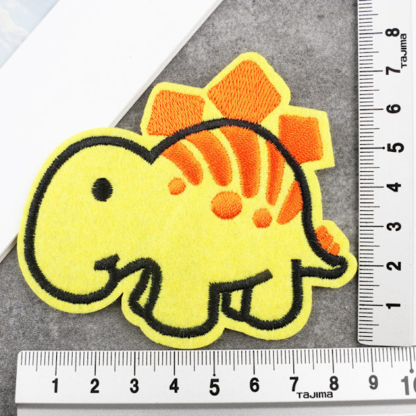 Dinosaur Strygejern-På-Lappe, 24 STK Dinosaur Lappe Sticker Applique Broderi Lappe Dekoration Lappe til Tøj Hat T-S V