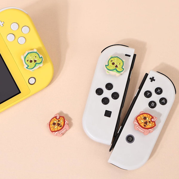 Tommelfingergrebshætter Design til Switch/Switch lite/Switch OLED-konsol, blød silikone Joycon A