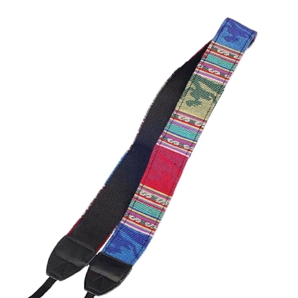Kamerakaulareppu Kamerakaulareppu (sininen), turvallinen crossbody kaikille DSLR-kameroille kestävä puuvilla