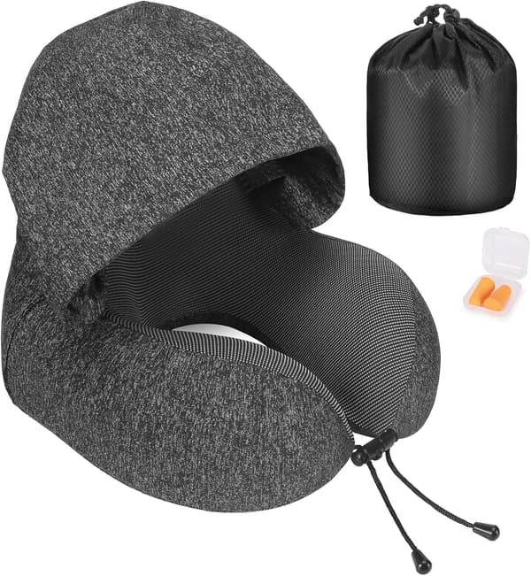 Reisepute, Memory Foam Reisepute, Hette Reisepute, C