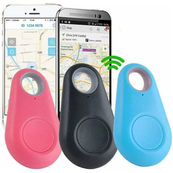 3PCS Bluetooth Intelligent Locator Tracker, GPS Tracker Smart Key Finder Wireless Locator Anti Lost