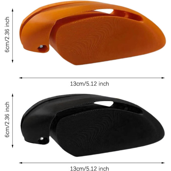 Hjelpemiddel for skriving og tegning - Blyantgrep og pennholder for Parkinson, tremor, leddgikt, svak hånd for å forbedre Orange