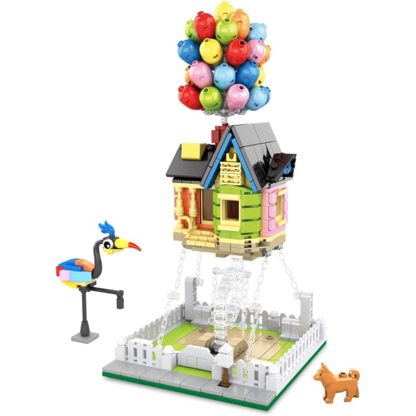 Upphus med ballonger modellsats för vuxen, upphängd flygande husbyggnad