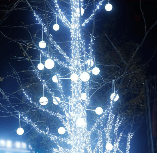 Solcelledrevede fe-lys med 200 kalde hvite LED-lys (22 meter)