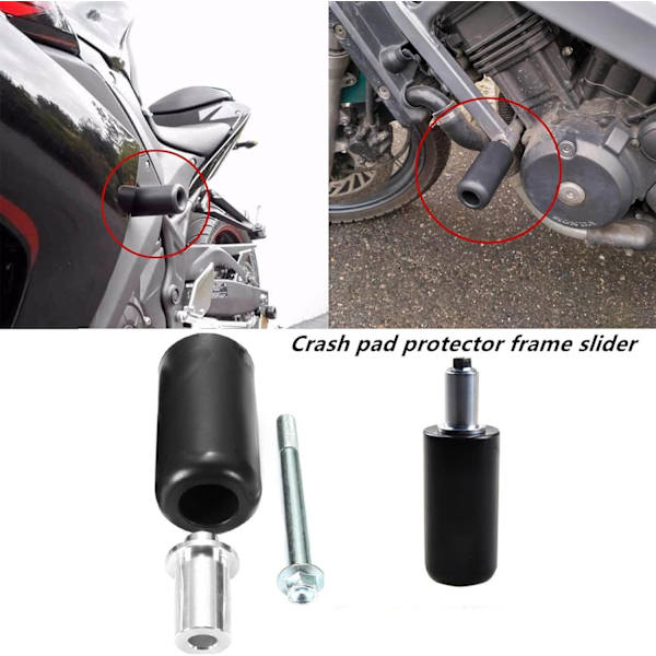 Orange Rammeskydere, Universal Motorcykel Rammeskydere Anti Crash Beskytter Til Yamaha Honda Suzuk