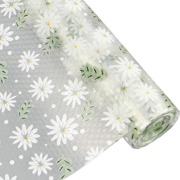 Köksluckeliner (30x300cm, Daisy Flower), Hyllpapper Lådfoder, Icke-Limmande Luckeliner, Anti-Mögel