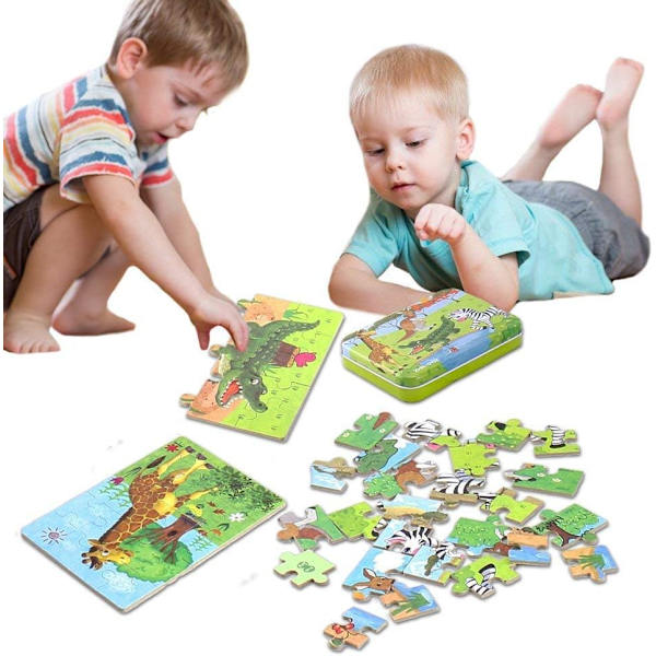 4 olika svårighetsnivåer, 9 bitar, 12 bitar, 15 bitar, 2