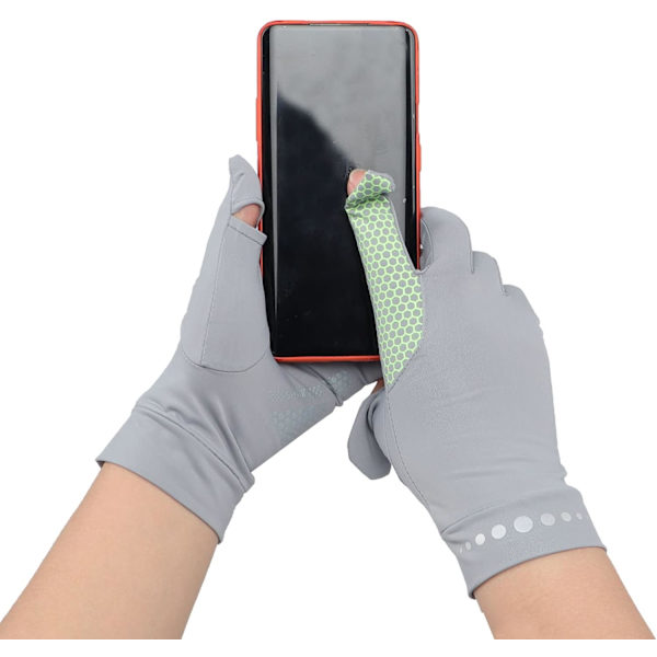 Cykelhandskar Herr Anti-UV UPF50+ Körhandskar Halkskydd Touch S