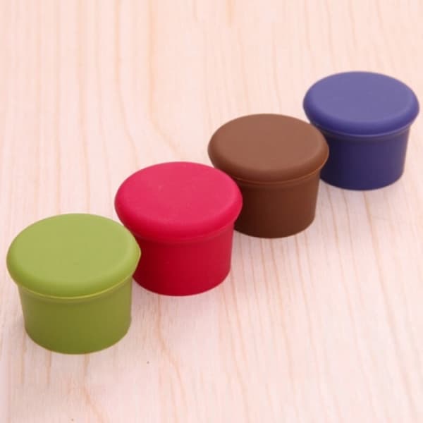 5-pack - Silikonflaskepropper - Hold kullsyre lenger