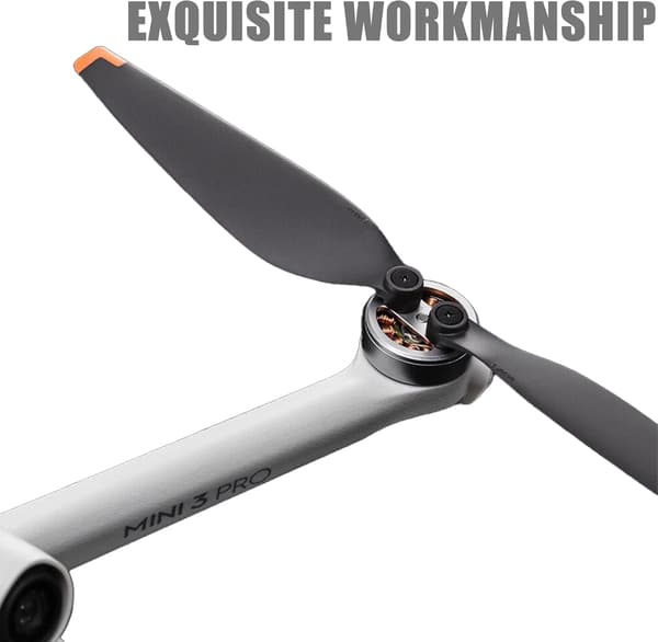 24 stk. Propeller til DJI Mini 4 Pro/Mini 3 Pro Udskiftning Propellerblade Lav Støj Vinger 6030F (Red）