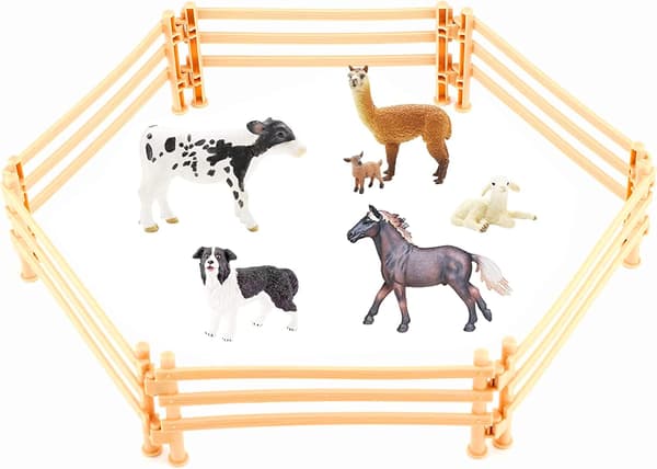 60 stk. hegn model hest indhegning hegn tilbehør