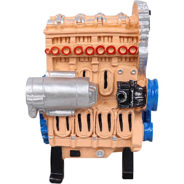 (Beige) Simulert L4 Motor Resin Motor Hjemmedekorasjon