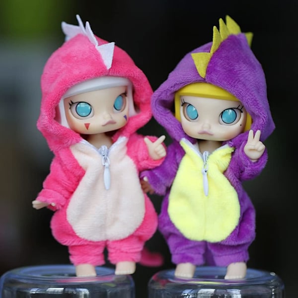 Nye søde dinosaur dyr monster dukke tøj til Ob11,Molly, gsc,1/12 BJD dukke tilbehør