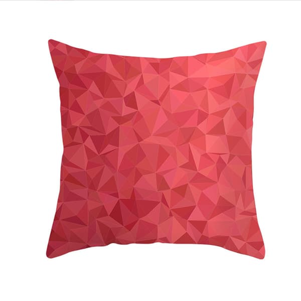 Set med 4 Geometriska Tryckta Polyester Kvadratiska Kuddfodral Soffa Kuddfodral Heminredning (5-8)