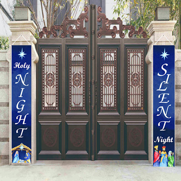 （180x30cm）Juleparaplyer (300D Oxford stof)43 Q