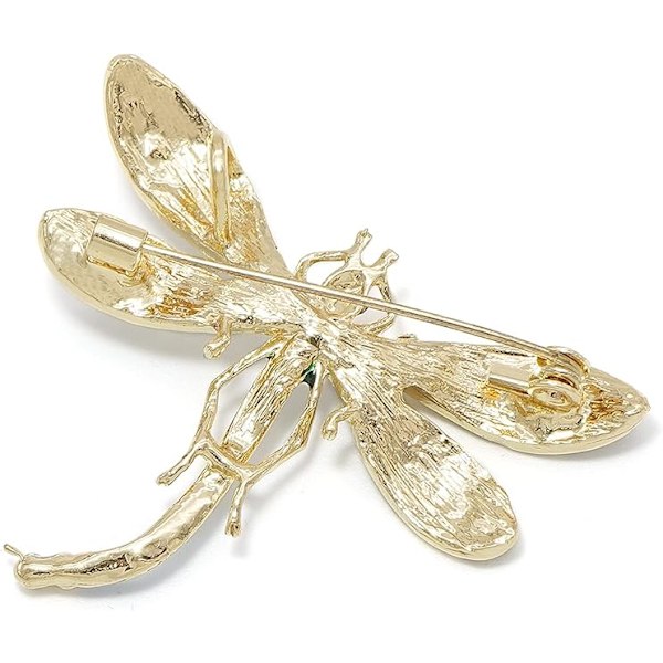 5x3,7 cm, Sländbrosch Pin Akryl Fly Insekt Bröstnål för Kvinnor Kläder Corsage