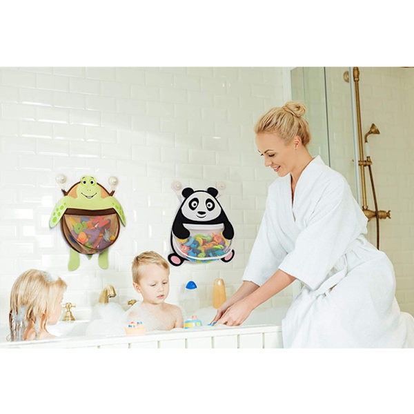 Care - Badeleketøy Oppbevaring - Panda Badeleketøynett - Badeleketøy Organiserer for Baderom Leke Oppbevaring - Badeleketøynett Stora B