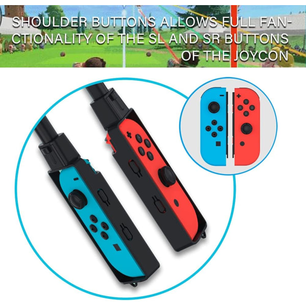 Golf Culb for Joy-Con Controller, Sports Game Accessories for Ma