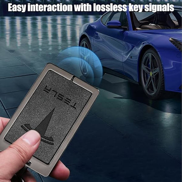 Nøglekortholder til Tesla Model 3 Model Y - Silicium