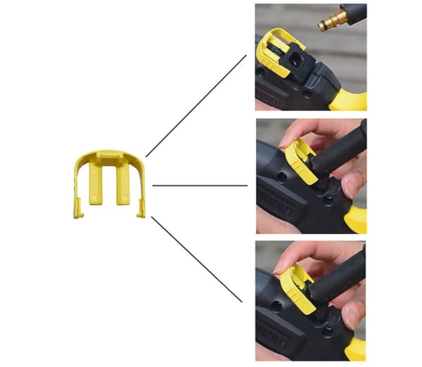 K2-K7 bilvask hurtigkobling gul snap snap ring for Karc