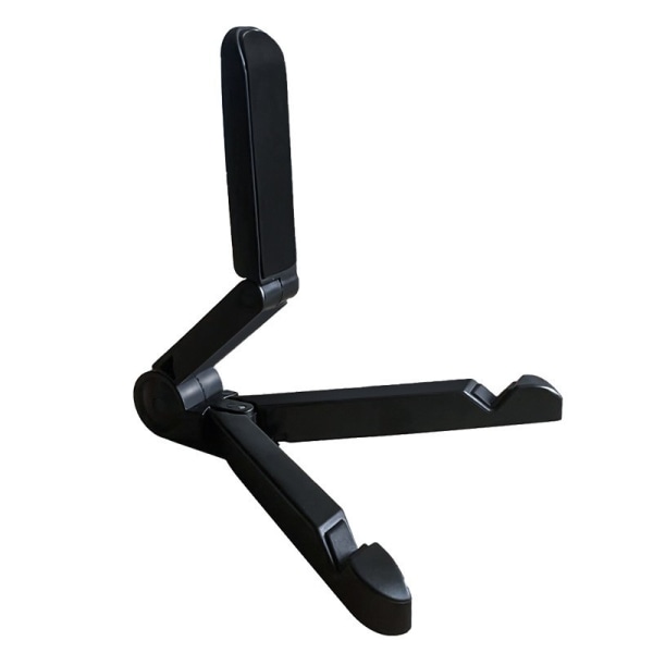 Justerbar Tablet Holder, Sort, Multifunktionel Stabil Triangul