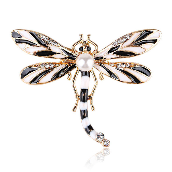 5x3,7 cm, Sländbrosch Pin Akryl Fly Insekt Bröstnål för Kvinnor Kläder Corsage