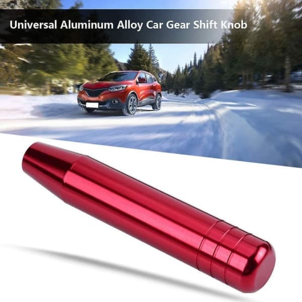 Universal Aluminium Gearskiftegreb til Bil - Rød