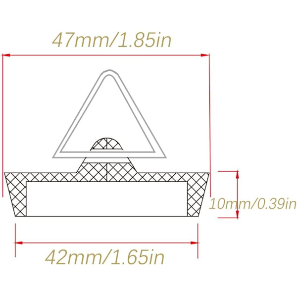 2 st avloppspropp, diskbänkspropp för avlopp Ø 44 till 42 mm, Rub