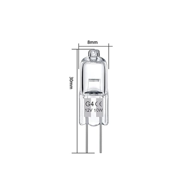 G4 Halogenlampor 10W 12V - Varmvitt 10w 50pcs