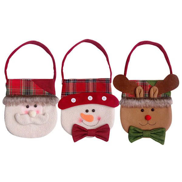 Julpåse, Presentpåse, Julpresentpåse, Tomte och Snögubbe, Julpresent/Godispåse, Julpartytillbehör Q