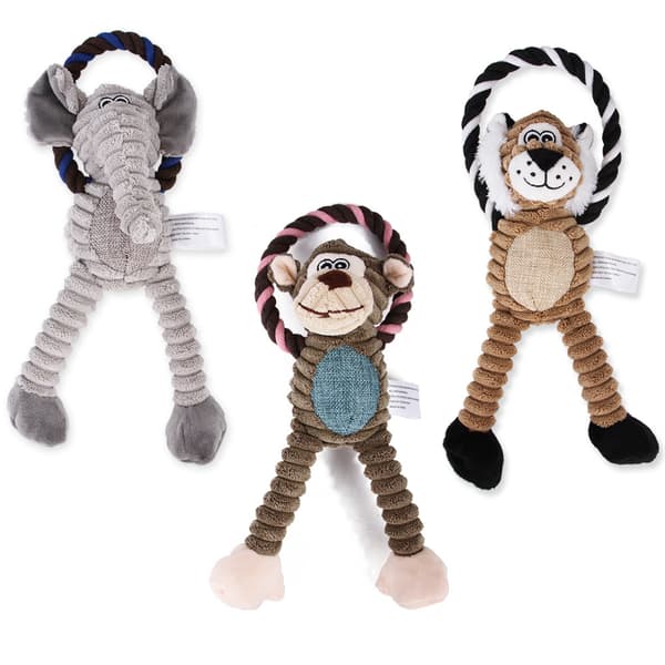 Charming Pet Vilda Djur Plysch Hundleksaker - Apa