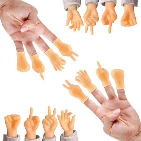 16-pack Miniatyr Fingerdockor, Handdockor, Partypresenter, E