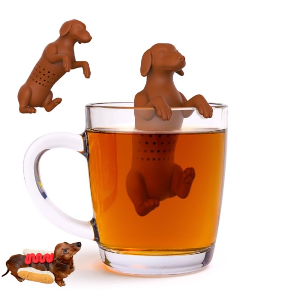 silikon te infusers - För infusion av te (Hund)