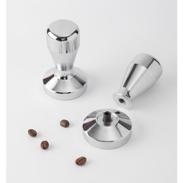 Basediameter: 53 mm - Høyde: 85mm - Kaffetamper i rustfritt stål