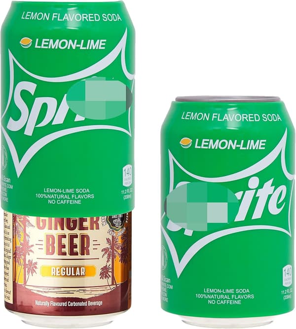(grön) 2-pack ölburkskydd, dölj en öl, 330 ml, silikonöl