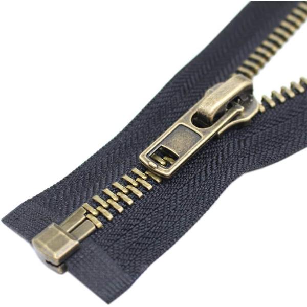 27 tommers antikk messing glidelås for jakke (27\" anti-messing)Y