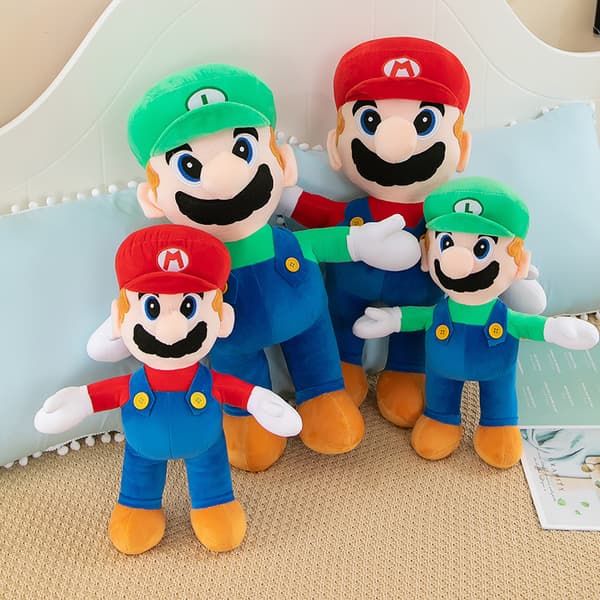 Super Mario plys 40 cm, rød, One Size