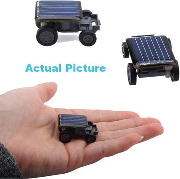 2X Högkvalitativ Mini Bilsolcellsleksak Bil Racer Barnutbildning