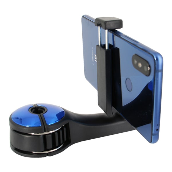 Blue New 2 in 1 Car Headrest Hook Phone Holder