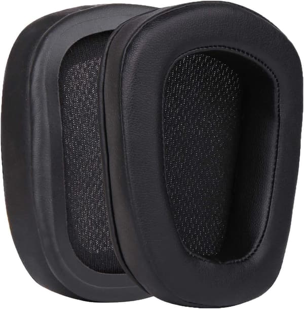 1 par (svart) øreputer kompatible med Logitech G935
