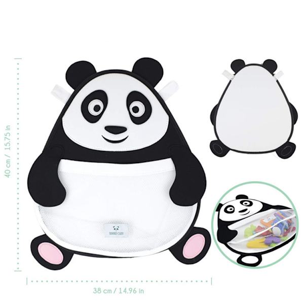 Care - Badeleketøy Oppbevaring - Panda Badeleketøynett - Badeleketøy Organiserer for Baderom Leke Oppbevaring - Badeleketøynett Stora B