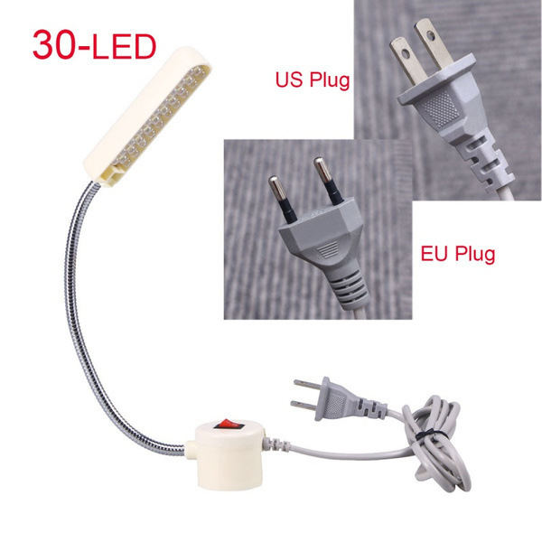 30 LED-lamppua 6500K 3W kylmä valo magneettisella pohjalla ja P I