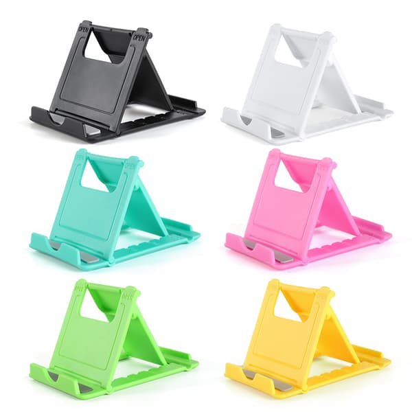 6PACK Desktop Mobiltelefon Stativholder, Bærbar Universal Bordstativ til Al