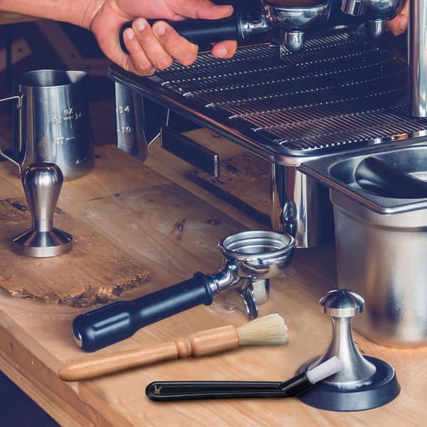 (10 stykker) Rengjøringsbørste for kaffemaskin