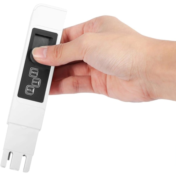 Kannettava 3-in-1-laite LCD-näytöllä, lämpömittarilla ja vedenlaadunmittarilla