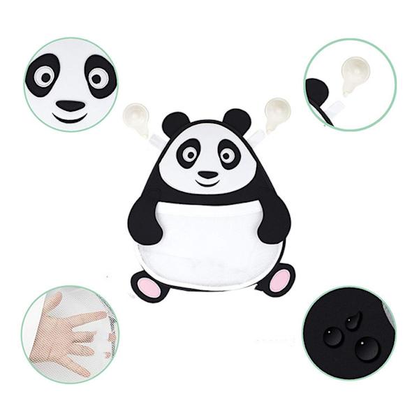 Care - Badeleketøy Oppbevaring - Panda Badeleketøynett - Badeleketøy Organiserer for Baderom Leke Oppbevaring - Badeleketøynett Stora B