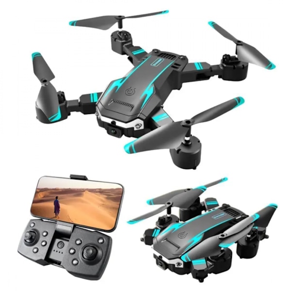 Drone med 4K-kamera WiFi FPV 1080P HD Dual Foldable RC Drone Visual Positioning Auto Retu